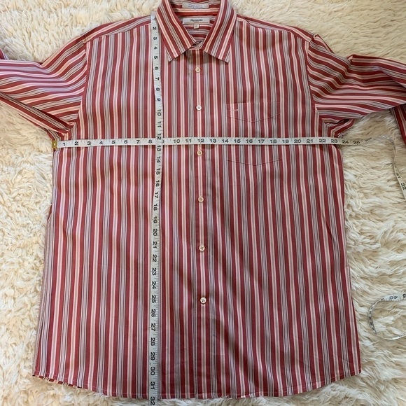Faconnable Long Sleeve Button Down Shirt Large - Picture 4 of 5